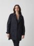 Aspesi Belted Coat Blue Dames - Thumbnail 2