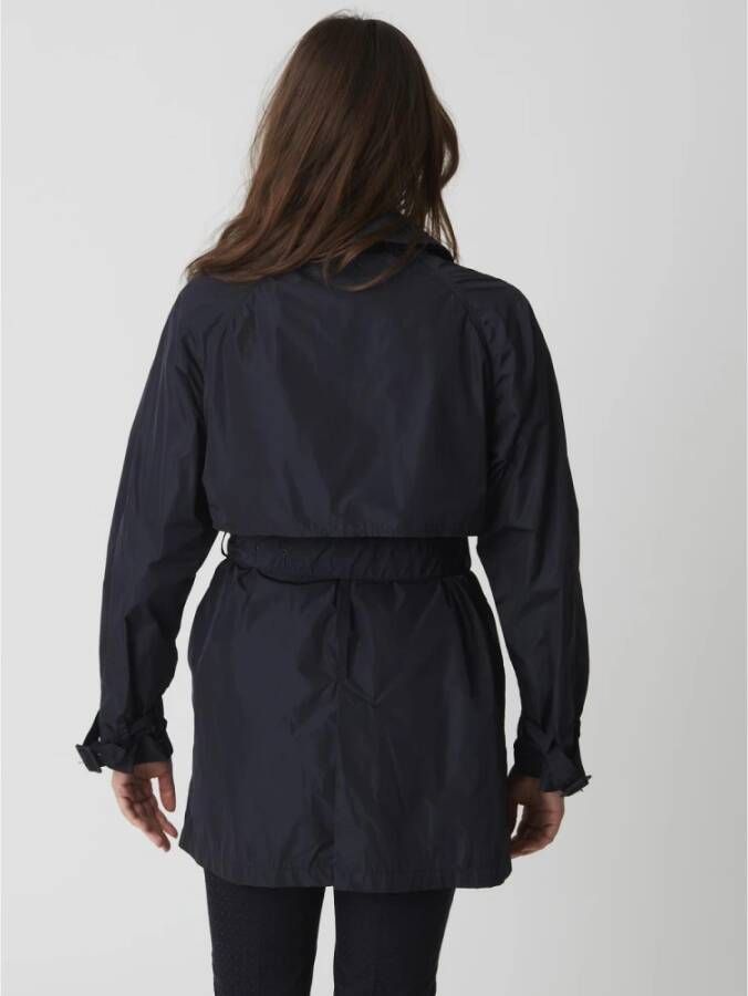 Aspesi Belted Coat Blue Dames