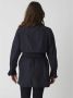 Aspesi Belted Coat Blue Dames - Thumbnail 5
