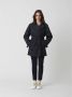 Aspesi Belted Coat Blue Dames - Thumbnail 6