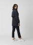 Aspesi Belted Coat Blue Dames - Thumbnail 7