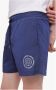 Aspesi Logo Beachwear voor Heren Blauw Heren - Thumbnail 2