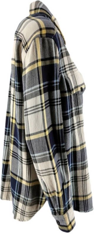 Aspesi Casual geruite katoenen twill overhemd Zwart Dames