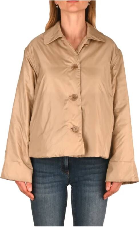 Aspesi Dames Thermore Stofjas Beige Dames