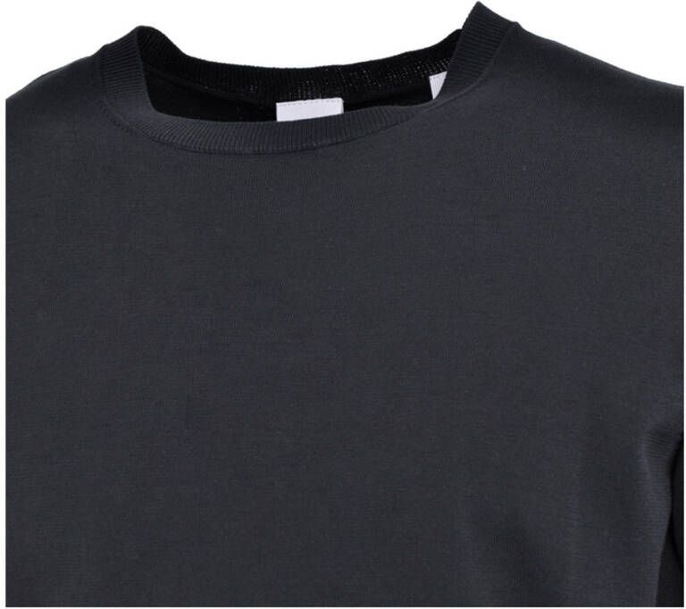 Aspesi Zwarte katoenen shirt Zwart Heren