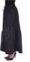 Aspesi Maxi Rok met Verstelbare Taille Zwart Dames - Thumbnail 2