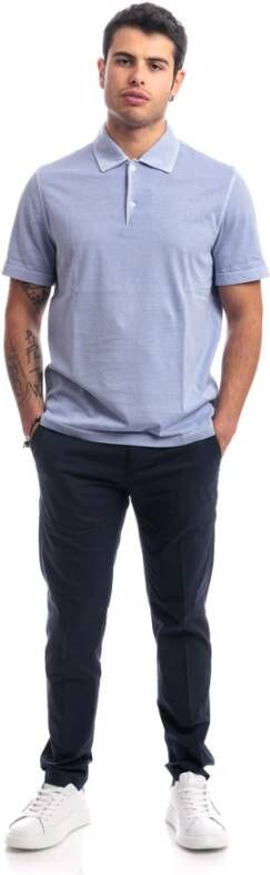 Aspesi Polo Shirt Blauw Heren