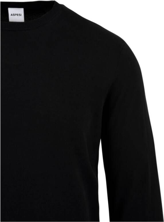 Aspesi Zwarte Sweaters voor Heren Black Heren