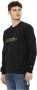 Automobili Lamborghini Black Cotton Sweater with Crewneck Front Print and Logo Insert on Sleeve Zwart Heren - Thumbnail 2