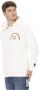 Automobili Lamborghini White Cotton Hoodie with Front Print and Logo Insert on Sleeve Wit Heren - Thumbnail 2