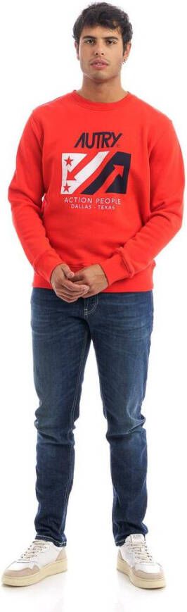 Autry Sweatshirt Rood Heren