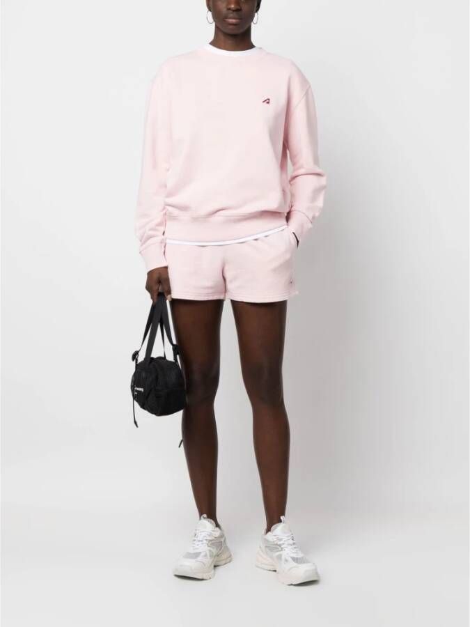 Autry Comfortabele Academy Pink Sweatshirt Roze Dames