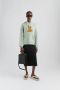 Axel Arigato "Juniper Hoodie met Hert Applicatie" Groen Dames - Thumbnail 2