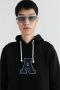 Axel Arigato Comfortabele Zwarte Hoodie Zwart Heren - Thumbnail 3