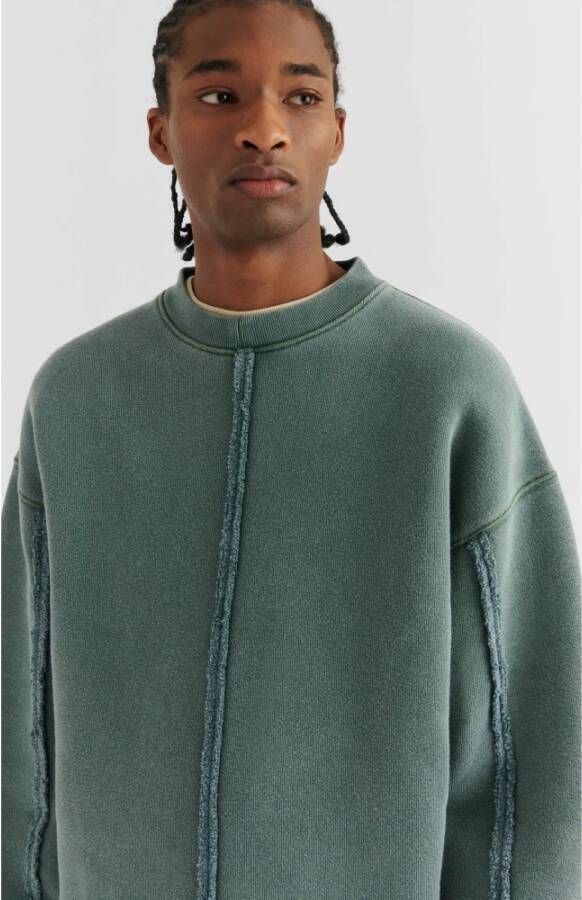 Axel Arigato Chopped Oversized Sweatshirt Groen Heren