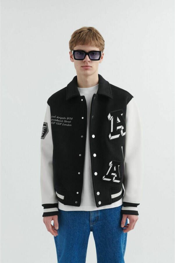 Axel Arigato Illusion Varsity Jacket Zwart Heren
