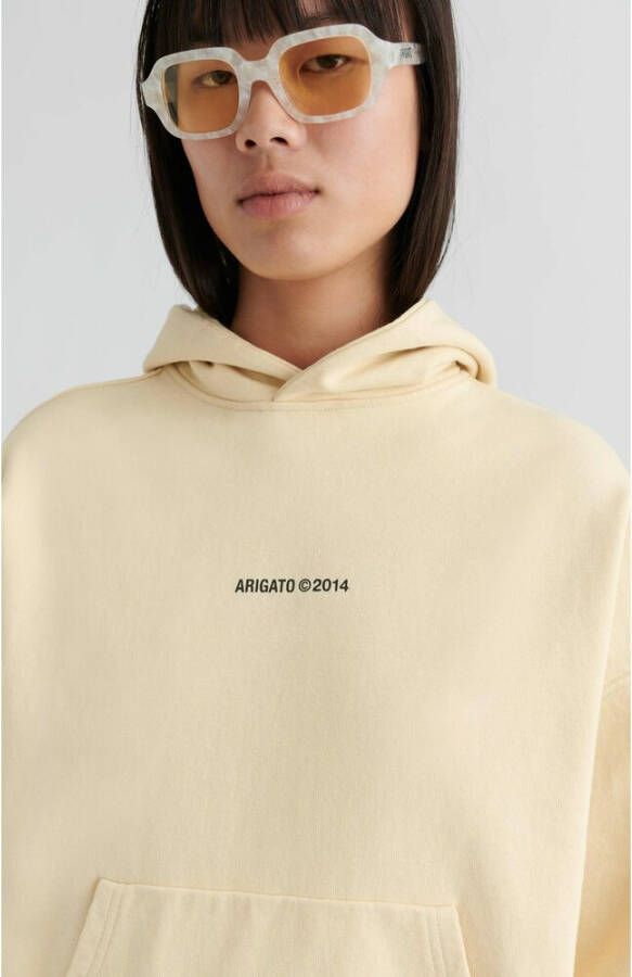 Axel Arigato Monogram Hoodie Geel Dames