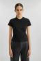Axel Arigato "Verhoogde Slim Fit T-shirt" Zwart Dames - Thumbnail 2