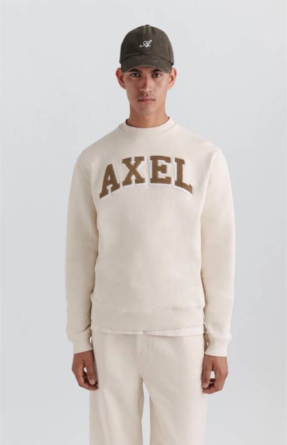 Axel Arigato "Axel Arc Sweatshirt" Beige Heren