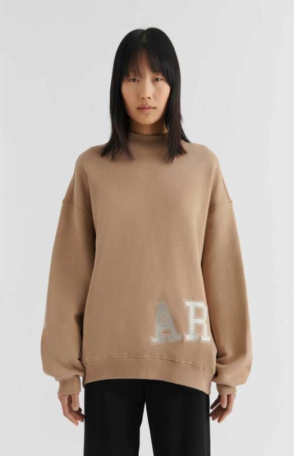 Axel Arigato Tilt Oversized Sweatshirt Bruin Dames