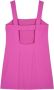 BA&SH Retro-geïnspireerde Mini Jurk Rose Pink Dames - Thumbnail 1