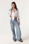 BA&SH Lichtblauwe Wide Jeans Elgo Model Blauw Dames - Thumbnail 2