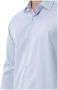 Bagutta Elegante Italiaanse Kraag Katoenen Overhemd Blue Heren - Thumbnail 3