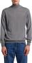 BALDESSARINI Basic Merino Pullover met opstaande kraag Grijs Heren - Thumbnail 2