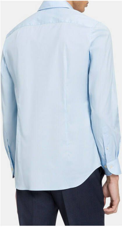 BALDESSARINI Stretch shirt hugh met haaienkraag Blauw Heren