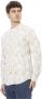Baldinini Beige Katoenen Shirt Regular Fit Mandarin Kraag Beige Heren - Thumbnail 2