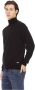 Baldinini Trendy Gebreide Trui Monogram Metalen Detail Black Heren - Thumbnail 2