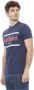 Baldinini Blauw T-shirt met ronde hals en print op de voorkant Blue Heren - Thumbnail 2