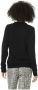 Baldinini Trendy Zwarte Wollen Trui met Metalen Monogram Black Dames - Thumbnail 2