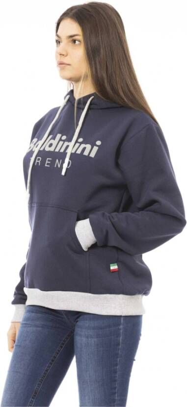 Baldinini Comfortabele Hoodie Blauw Dames