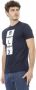 Baldinini Heren Trendy Blauw Katoenen T-Shirt Blauw Heren - Thumbnail 2