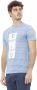Baldinini Stijlvol Katoenen T-Shirt met Voorkant Print Blue Heren - Thumbnail 2