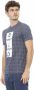 Baldinini Heren Trendy Grijs Katoenen T-Shirt Blauw Heren - Thumbnail 2