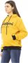 Baldinini Hoodie Lange Mouwen Voorzak met Logo Yellow Dames - Thumbnail 2