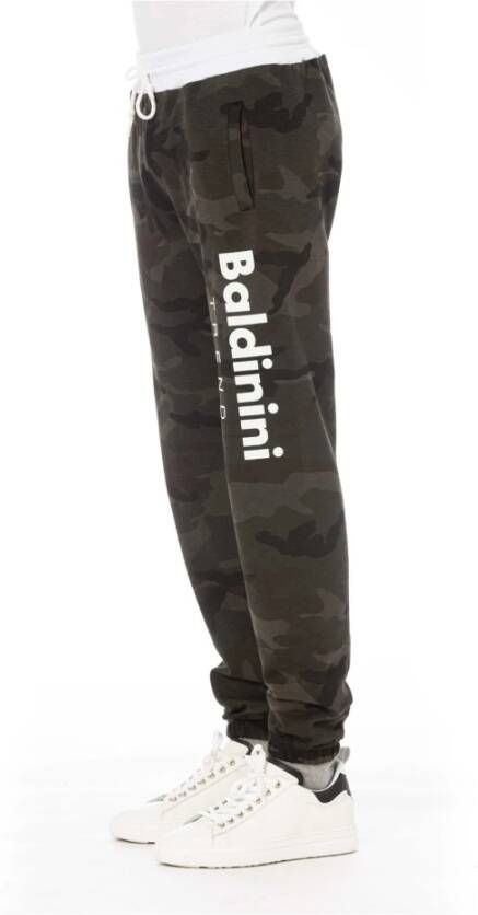Baldinini Fleece Sportbroek voor Heren Groen Heren