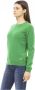 Baldinini Comfortabele en stijlvolle crewneck trui Groen Dames - Thumbnail 2