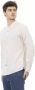 Baldinini Witte Rayon Overhemd Regular Fit Mandarin Kraag White Heren - Thumbnail 2