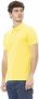 Baldinini Trendy Polo Shirt met Voor Borduurwerk Yellow Heren - Thumbnail 2