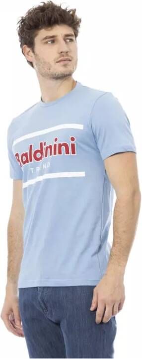 Baldinini Stijlvolle heren T-shirt met korte mouwen Blauw Heren