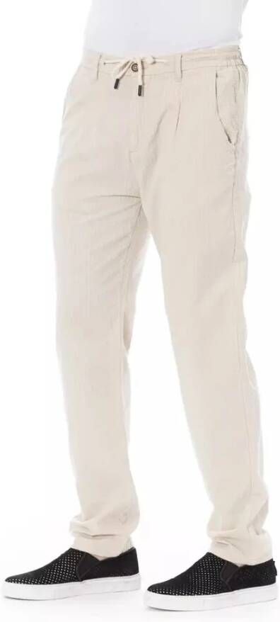 Baldinini Trend Beige Katoenen Jeansbroek Beige Heren