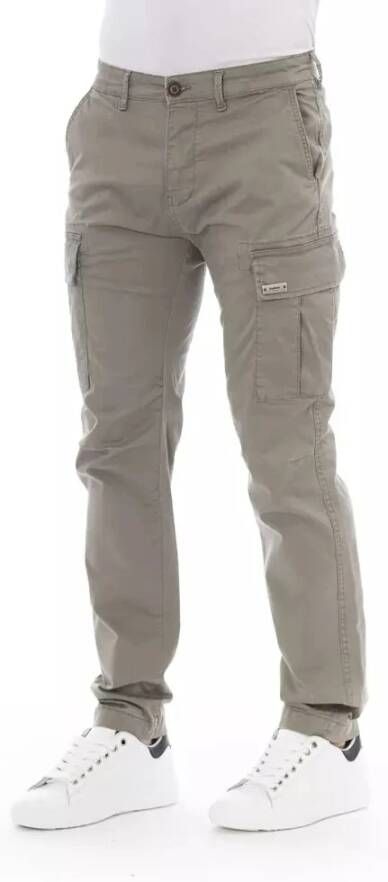 Baldinini Trendy Beige Katoenen Jeans Pant Beige Heren