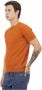Baldinini Stijlvolle Oranje Katoenen Korte Mouw Trui Orange Heren - Thumbnail 2