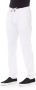 Baldinini Witte Katoenen Chino Broek met Trekkoord White Heren - Thumbnail 2