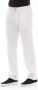 Baldinini Chino Broek Voorste Knoopsluiting White Heren - Thumbnail 2