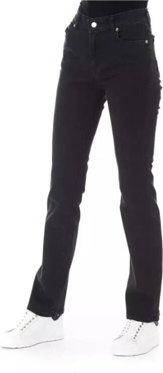 Baldinini Trendy Zwart Katoenen Jeans & Pant Zwart Dames