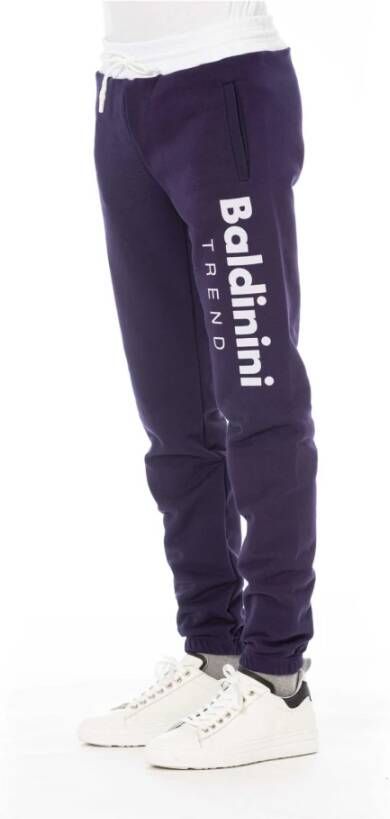 Baldinini Comfortabele Violet Katoenen Jeansbroek Paars Heren
